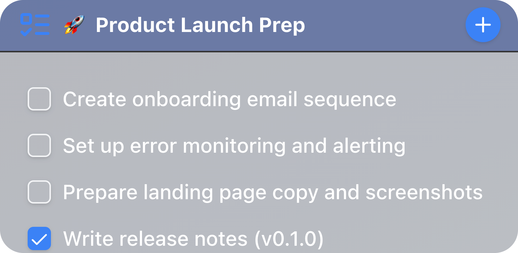 todolist Todo List desktop widget preview